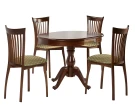 Обеденная группа Фабрицио темный орех