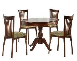 Обеденная группа Фабрицио темный орех
