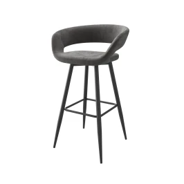 Стул барный Барни Р 700, Черный/Antracite Lux b28