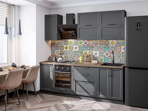 Кухонный гарнитур Сканди-01 Stormy Silkwood