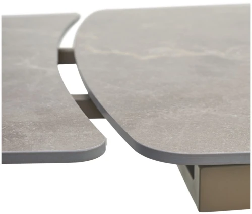 Стол ALATRI 120 MATT LATTE STONE SOLID CERAMIC / TAUPE, ®DISAUR