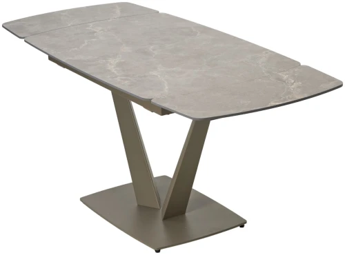 Стол ALATRI 120 MATT LATTE STONE SOLID CERAMIC / TAUPE, ®DISAUR