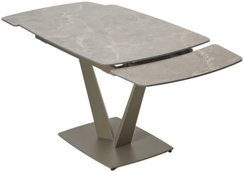 Стол ALATRI 120 MATT LATTE STONE SOLID CERAMIC / TAUPE, ®DISAUR