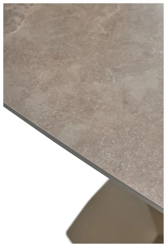 Стол ALATRI 120 MATT LATTE STONE SOLID CERAMIC / TAUPE, ®DISAUR