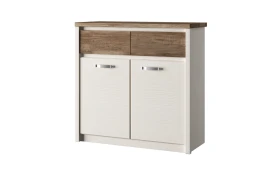 Тумба 2D2S , PROVENCE, цвет вудлайн крем\дуб каньон