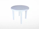 Стол круглый «Ривьера» D 900 мм  -  Белый