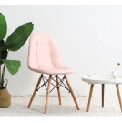 Стул КВАДРО «KVADRO» со спинкой розовый