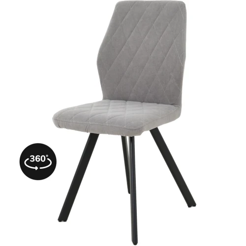 Стул «Шато», велюр Вивальди 07, вращение, каркас черный