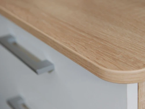 Стол «Гарвард» ПР 130х120, Дуб сонома/белый