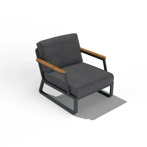 Лаунж зона ESTIVO T с трехместным диваном - маренго