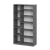 Шкаф распашной с наполнением (9 полок) ШК 5 (1200), Графит