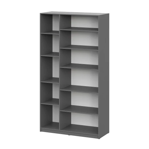 Шкаф распашной с наполнением (9 полок) ШК 5 (1200), Графит
