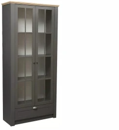 Шкаф комбинированный Прованс (Олмеко) 37.05 серый