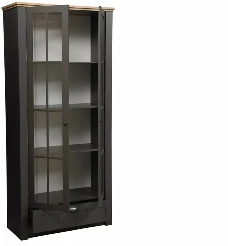 Шкаф комбинированный Прованс (Олмеко) 37.05 серый