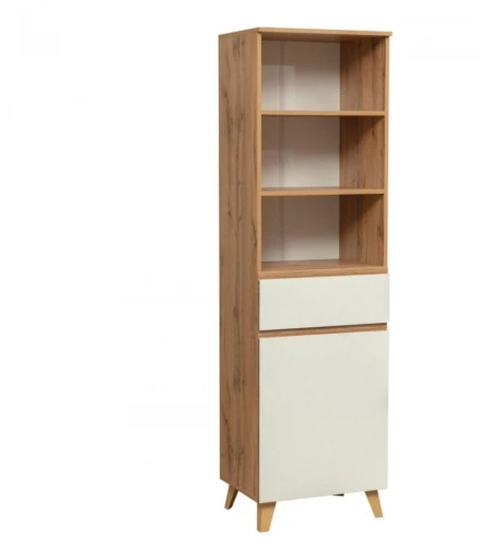 Шкаф-пенал Авалон 53.04 Дуб вотан/белый