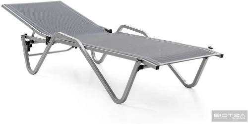 Шезлонг Hera алюминиевый, серый