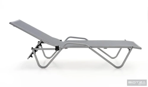 Шезлонг Hera алюминиевый, серый