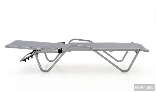 Шезлонг Hera алюминиевый, серый