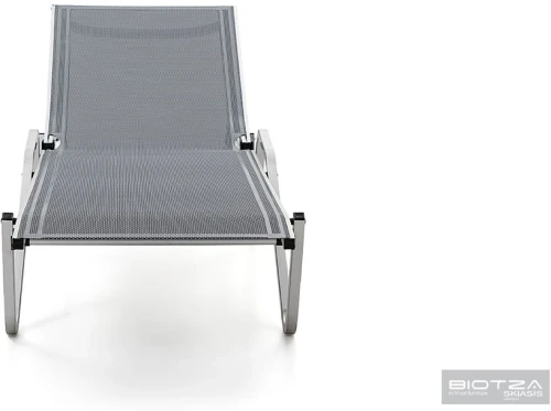 Шезлонг Hera алюминиевый, серый