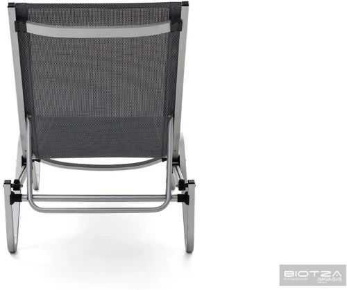 Шезлонг Hera алюминиевый, серый