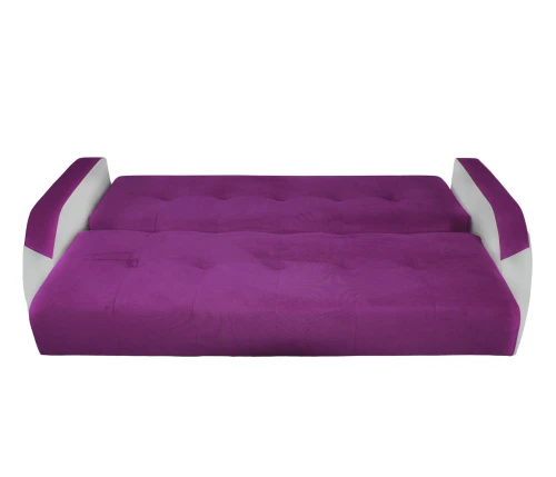 Диван-книжка Феникс 140 фиолетовый, пружинный блок Боннель