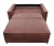 Диван аккордеон Лофт 140 коричневый