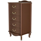 Комод Джульетта узкий 5 ящ., орех