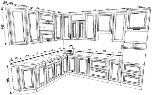 Кухня Адель Комплектация 4