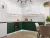 Угловая модульная кухня Дублин-02 Special White/Special Green Белый 2140*2200/2400*600