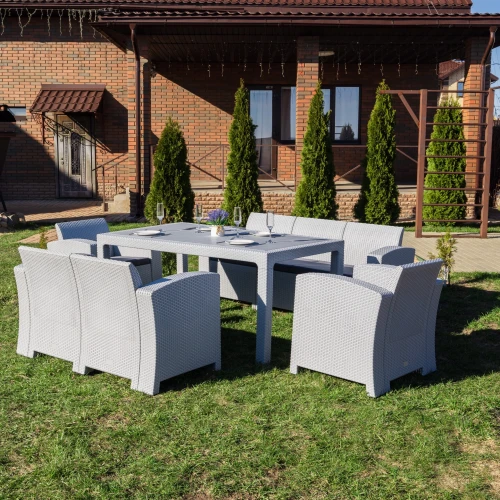 Обеденный комплект GRAND LANA LUX DINING L светло-серый