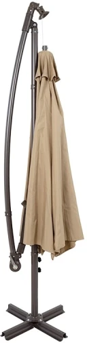 Зонт Парма, 3000мм, с вент. куполом, бежевый