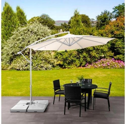 Зонт Парма, 3000мм, с вент. куполом, бежевый