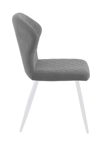Стул DikLine 239М B22 GREY, ножки белые