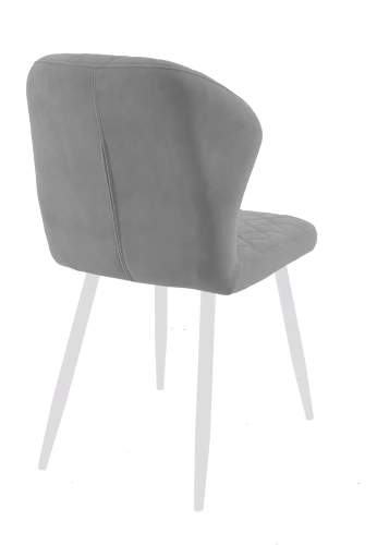 Стул DikLine 239М B22 GREY, ножки белые