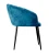 Стул DikLine 442 поворотный, M19 бирюза, ножки черные
