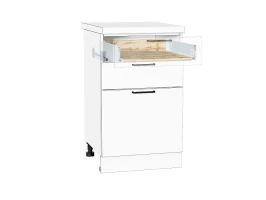 Ящик низкий POWER BOX1 Дуб Вотан/W Белый 85*468*447