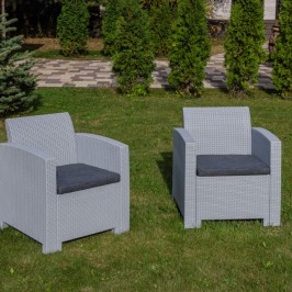 Комплект кресел LANA светло-серые