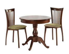 Обеденная группа Фабрицио 2 темный орех