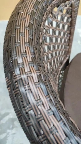 Комплект мебели из искусственного ротанга стол Вайнхейвен 80х80 + 2 кресла Руардин Dark brown