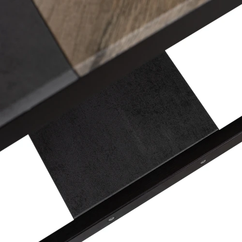 Стол журнальный BeautyStyle 32 дуб крымский состаренный/серый бетон/венге