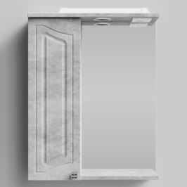 Зеркало Адам 55, Горный камень ПВХ 57807, левая