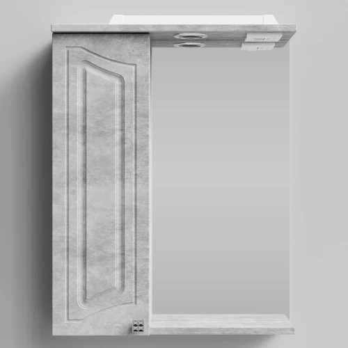 Зеркало Адам 55, Горный камень ПВХ 57807, левая