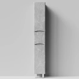 Пенал Адель 30 (1 ящик, 2 двери) напольный, Мрамор Белый софт тач 4044-2, левый