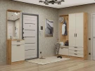 Готовая прихожая Стиль-04 Cream Silk Дуб Вотан