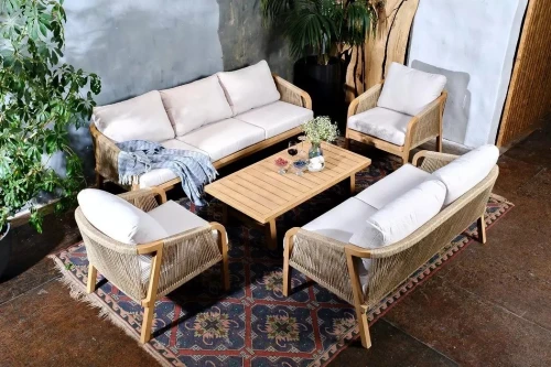 Диван из акации RIMINI 3-х местный  Joygarden