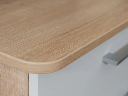 Стол «Гарвард» ЛВ 130х120, Дуб сонома/Белый