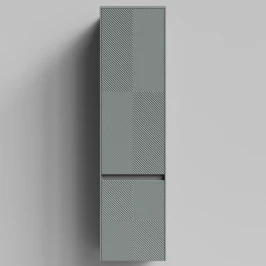 Пенал Соло 40, пример RAL 7005 Мышино-серый, матовая, подвесной, левый