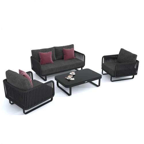 Лаунж зона BELLISA с двухместным диваном - маренго