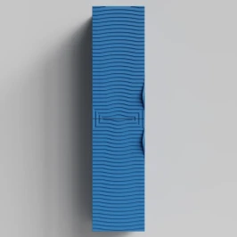 Пенал Эйфория 35 F5, пример RAL 5019 Капри синий, матовая, подвесной, левый