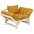 Кресло Бинго ткань savana plus yellow, каркас лак
